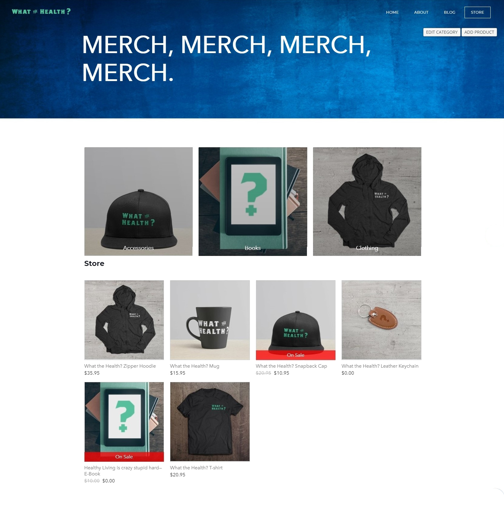 Store Page Build